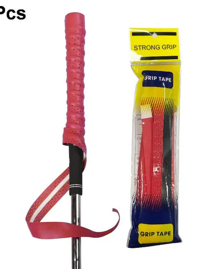 PU Leather Golf Club Grip Tape, Non-Slip Sweatproof, Quick and Easy Replacement, Enhances Swing Stability