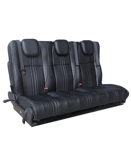 3-Person Trifold Folding Seat Beds PU Leather Modified Car Seats for Van Seats Benches Accessoires