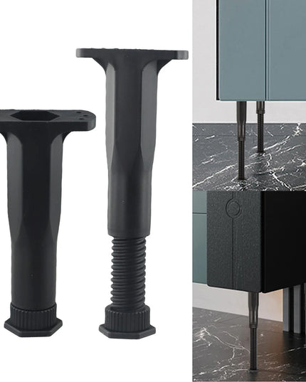 Furniture Hardware Feet Telescopic Furniture Stand Support Plastic Steel Stand Adjustable Heightening Bracket Bed Beam Support