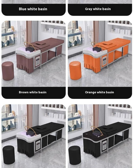 Ergonomic Lounge Shampoo Bed Portable Nordic Fashion Modern Hair Shampoo Bed Comfortable Trendy Cadeira De Barbearia Furniture
