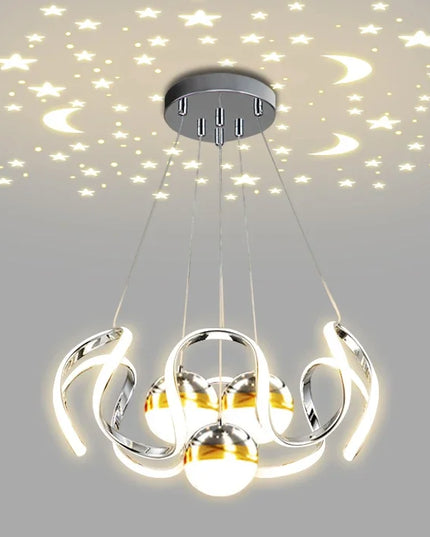 Modern Stylish Lustre LED Chandelier Art Design Pendant Light Living Kitchen Ceiling Lamps Home Room Decoration Lighting Fixture