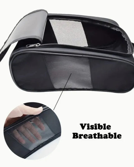 Portable Golf Shoe Bag Oxford Cloth Shoe Carrier Bags Breathable Lightweight Golf Handbag Dustproof Football Tennis Shoe Bag
