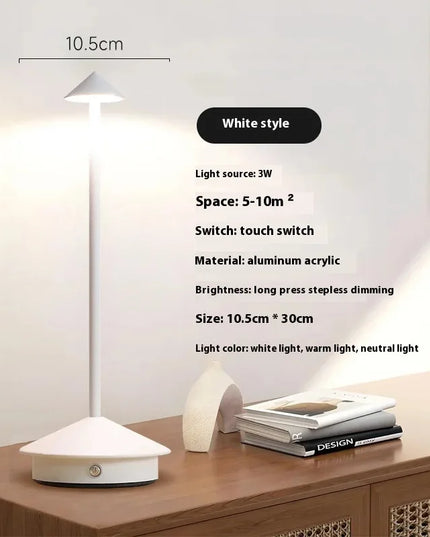 Rechargeable Table Lamp Creative Dining Touch Led Hotel Bar Coffee Pina Pro Table Lamp Lampada Da Tavolo Decorative Desk Lamp