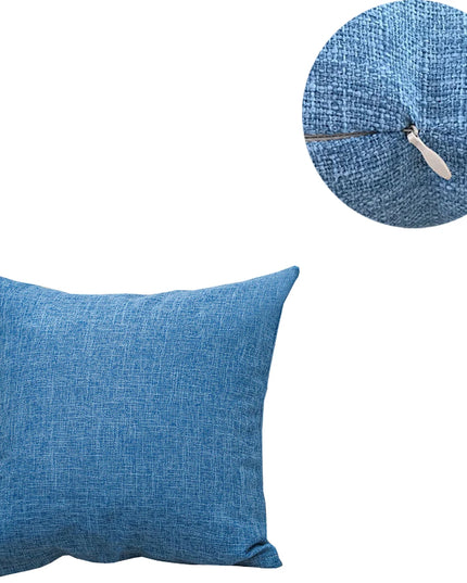 Solid Sofa Cushion Cover 30X50/40X4045X45/40X60/50X50/55X55/60X60 Cozy Linen Home Office Throw Pillow Cover Case
