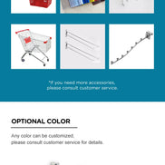 Wholesale Shopping Trolley Cart Large Grocery Shopping Cart Grocery Cart