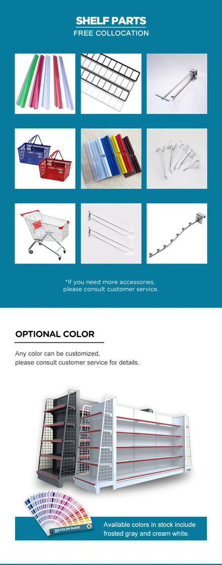 Wholesale Shopping Trolley Cart Large Grocery Shopping Cart Grocery Cart