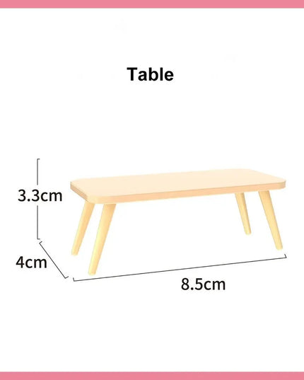 1:12 Dollhouse Miniature Furniture Accessories Sofa Floor Lamp Shelf Kettle Doll House Bedroom Kitchen Furniture Model