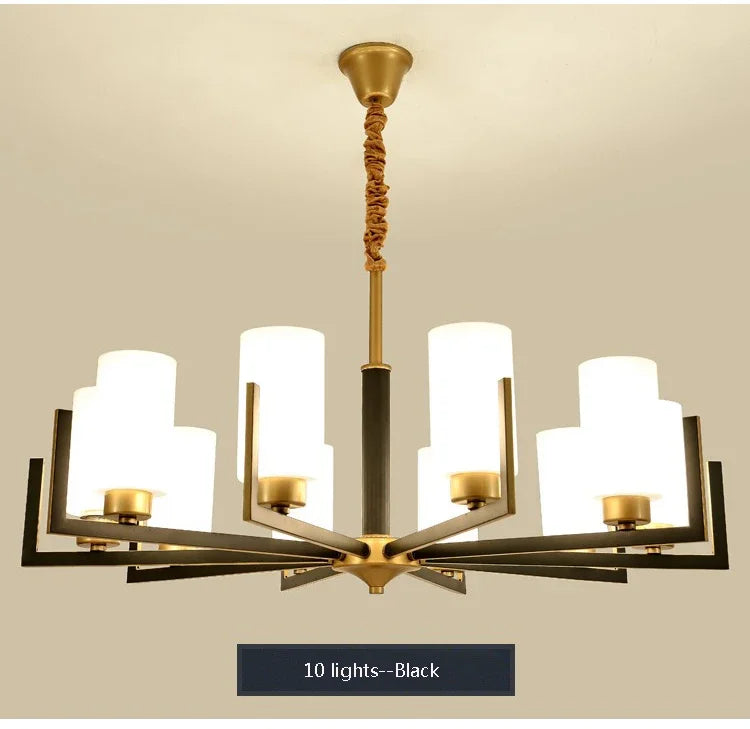 Modern Modern Led Chandelier Nordic Living Room Lamp Retro Simple Dining Room Decoration Iron Art LED Hanging Lamps Pendant Ligh