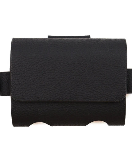 Golf Pouch Bags Travel Case Golf Ball Bag Portable Waist Storage Bag PU Leather For 2Pcs Golf Balls Holds  And 4 Golf Tees Bag