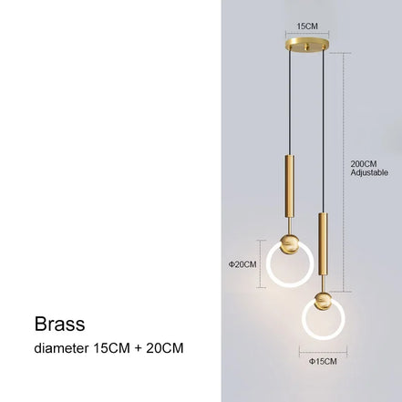 Modern Led Chandeliers Lighting Decoration Bedroom Dining Table Pendant Lights Living Room Kitchen Hanging Lamp Luxury Lustres