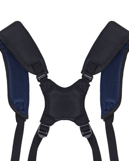G92F Golf Bag Backpack Straps Thicken Padded Golf Carrying Bag Strap Adjustable Black Double Shoulder Straps Easy to Use