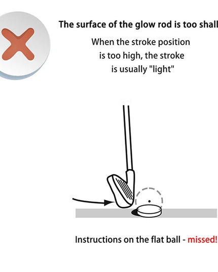 Golf Flat Ball Swing Practice Golf Balls Portable Flat Golf Balls Lightweight Golf Training Balls For Practice Indoor Outdoor