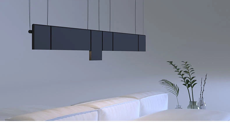 Modern danish Chandelier Design Rotatable Black Led minimalist light Dining Room Decor Led Lamp Bar Loft coffee tables lights
