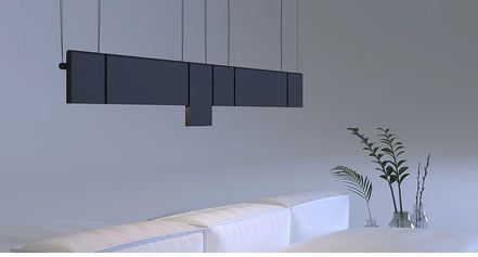 Modern danish Chandelier Design Rotatable Black Led minimalist light Dining Room Decor Led Lamp Bar Loft coffee tables lights