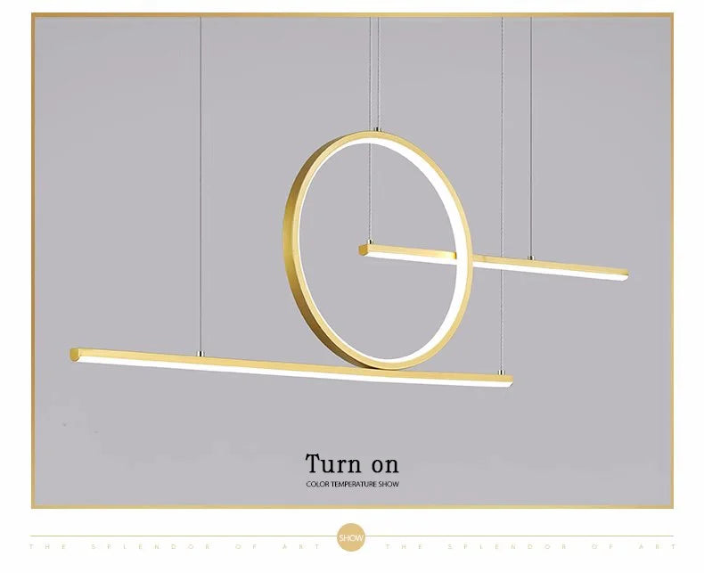 Modern LED Ceiling Chandelier Dining Table Indoor Lighting Chandeliers Kitchen Pendant Light Living Room Decoration Hanging Lamp