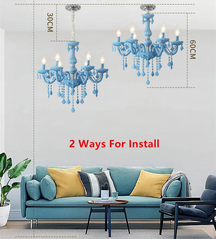 Modern chandelier lighting for Kitchen Bedroom Diningroom Livingroom lampadario Indoor home decor Lustre de cristal kroonluchter