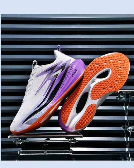 Running Shoes Speciality Marathon Men Sports Breathable Lightweight Carbon Board Women's Comfortable Athletic Nonskid Sneakers