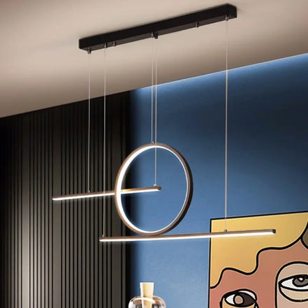 Modern LED Ceiling Chandelier Dining Table Indoor Lighting Chandeliers Kitchen Pendant Light Living Room Decoration Hanging Lamp