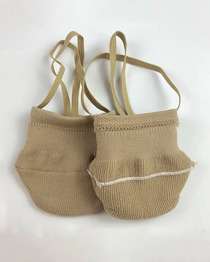 Professional Rhythmic Gymnastic Shoes, Dance Shose, Half Socks, Knitted Soft Sole, Anti Slip, Competition Sole Shoes