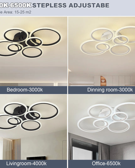 Modern LED Ceiling Chandelier Lighting For Home Living Study Room Bedroom Ceiling lamp Indoor Lighting decoration Lamps