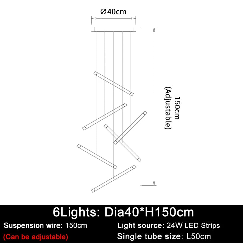 Modern Home Decoration Led Ceiling Chandelier Kitchen Stairs Lighting Lamp Living Room Decor Designer Chandeliers Dining Loft