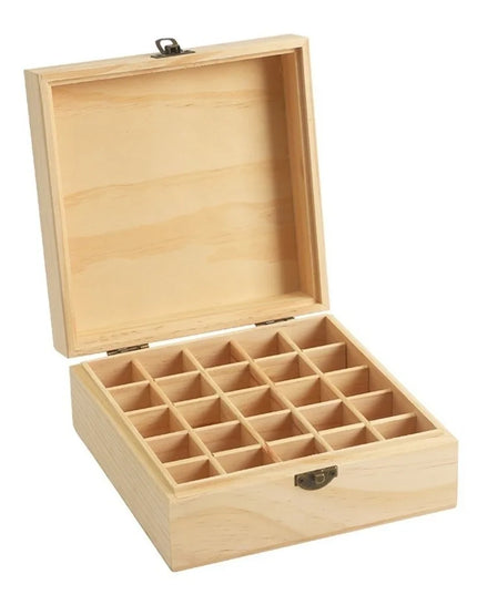 Essential Oil Storage Box New Wooden 12/15/16/25 Slots Durable Essential Oil Carry Case Essential Oil Organizer Travel Use
