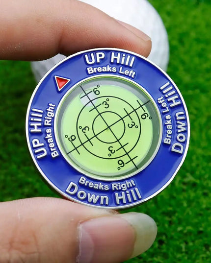 Golf Putt Ball Marker High Precision Round Golf Putt Green Reader Golfing Putting Aid Golf Slope Putting Level Reader