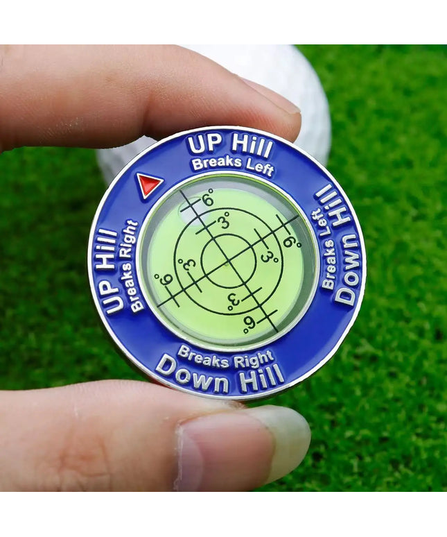 Golf Putt Ball Marker High Precision Round Golf Putt Green Reader Golfing Putting Aid Golf Slope Putting Level Reader