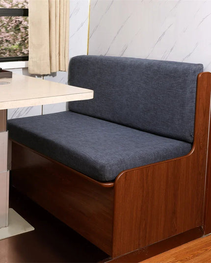 2pcs/set Flowers Printed RV Dinette Cushions Covers Elastic Spandex Sofa Cover Outdoor Camper Car Bench Protector Cover Home