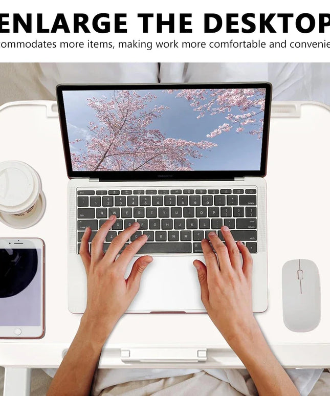 Computer Desk Bed Top Desk Adjustable Folding Simple Home Bedroom Sitting Floor Bay Window Laptop Office Small Desk Board