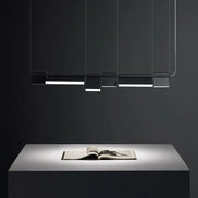 Modern danish Chandelier Design Rotatable Black Led minimalist light Dining Room Decor Led Lamp Bar Loft coffee tables lights