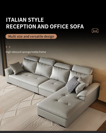 Professional High-Backrest Living Room Sofa Set Simple Modern Luxury Fabric Design with Luxury for Apartments and Hotels