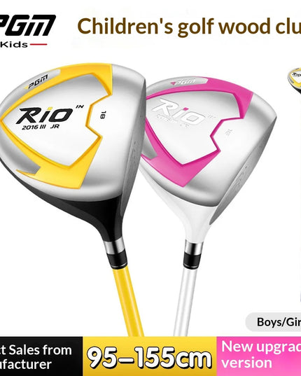 PGM Children's Golf Clubs - Large Volume 1 Wood for Kids, Boys, Beginners, Girls, Teenagers, Graphite Shafts JRMG017
