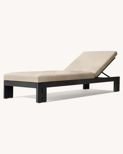 Outdoor Furniture Garden Aluminum Outdoor Sofa Living Single Sofa and Ottoman Set