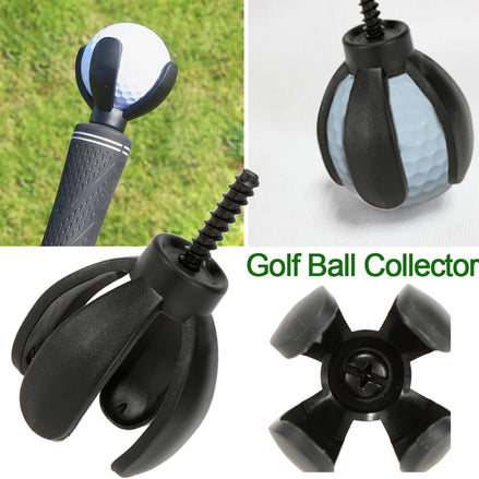 Golf Ball Pick Up Clip Tool Retriever Durable Back And Knee Saver Claw Grabber Screw-On Putter Tool Kit Golfer Grip  Accessories
