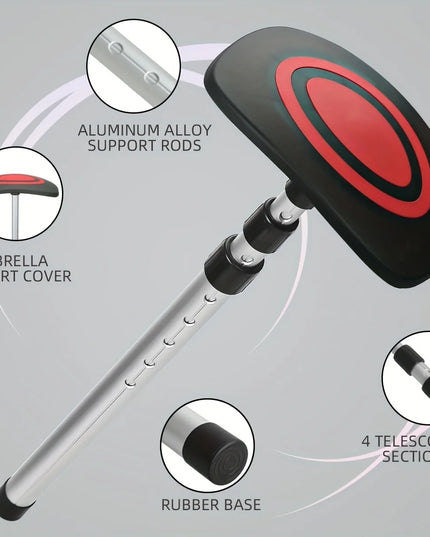 Portable Golf Travel Bag Support Pole, Fully Adjustable to Protect Clubs, Umbrella Anti-Impact Support CoverProtector and Alumin