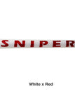1Pc White red