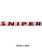1Pc White red