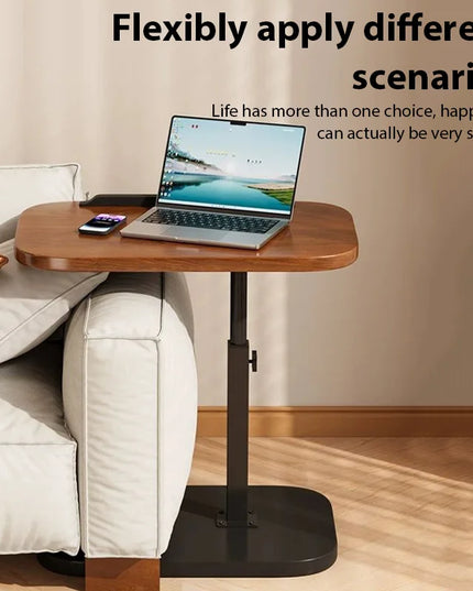 Multifunctional Lift Workstation For Small Space Computer Desk Foldable Bedside Table Adjustable Laptop Home Office Tea Table