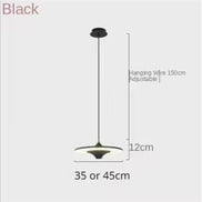 Modern Restaurant LED Chandelier Ceiling Pendant Light Dining Table Hanging Lamp Home Decor 1 Head UFO Indoor Lighting Fixture