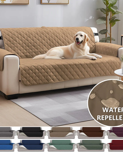Sofa Covers Waterproof Sofa Slipcovers 1/2/3/4 Seater Non Slip Cover for Kids Pets Washable Sofa Protector with Elastic Strap