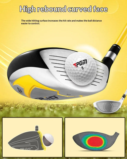 PGM Children's Golf Clubs - Large Volume 1 Wood for Kids, Boys, Beginners, Girls, Teenagers, Graphite Shafts JRMG017