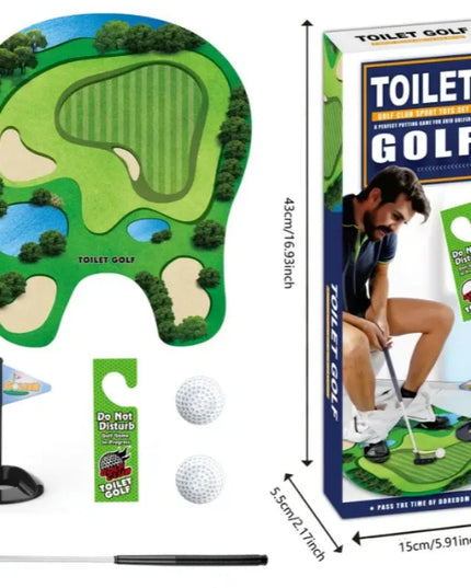 A Set of Five Toilet Golf Balls, A Fun and Leisure Golf Ball Set for The Toilet, Perfect As A Gift for Dad or Boyfriend.