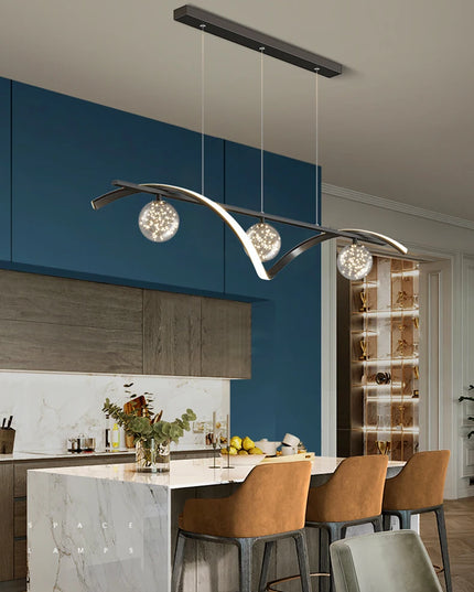 New Modern Led Chandelier For Living Room Dining Room Kitchen Ceiling Pendant Lights Nordic Minimalist Dining Tables Lamps