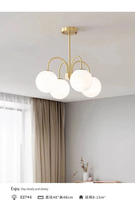 Modern E27 LED Chandelier Light  For Living Room Bedroom Dining Table Kitchen Study Ceiling Pendant Lamps Lustre Home Decoration