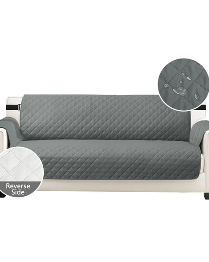 Sofa Covers Waterproof Sofa Slipcovers 1/2/3/4 Seater Non Slip Cover for Kids Pets Washable Sofa Protector with Elastic Strap