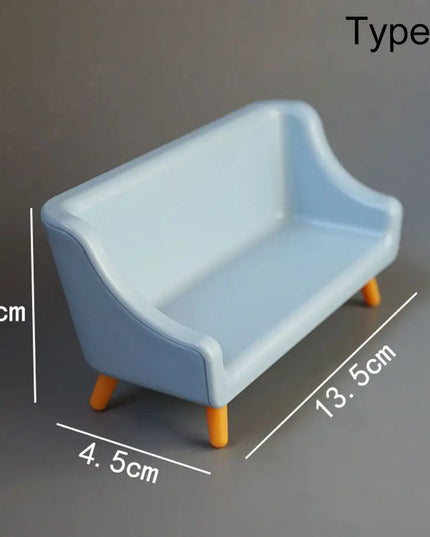 1:12 Scale Sofa Bed Wardrobe TV Cabinet Micro  Scene Model Dollhouse Miniature Furniture Playing House Landscape Dolls Accessory