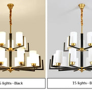 Modern Modern Led Chandelier Nordic Living Room Lamp Retro Simple Dining Room Decoration Iron Art LED Hanging Lamps Pendant Ligh