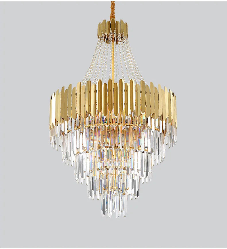 Modern Chandeliers for Living Room Chandelier Luxury Crystal Chandelier Ceiling Lights Lustre Salon Loft Pendant Lighting Lamps