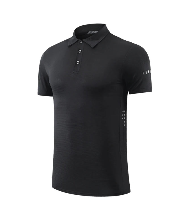 Golf Lapel Sport Short Sleeve Outdoor Trainning Reflective Running Breathable Tee Solid Quality Tennis Gym Fashion Jerseys